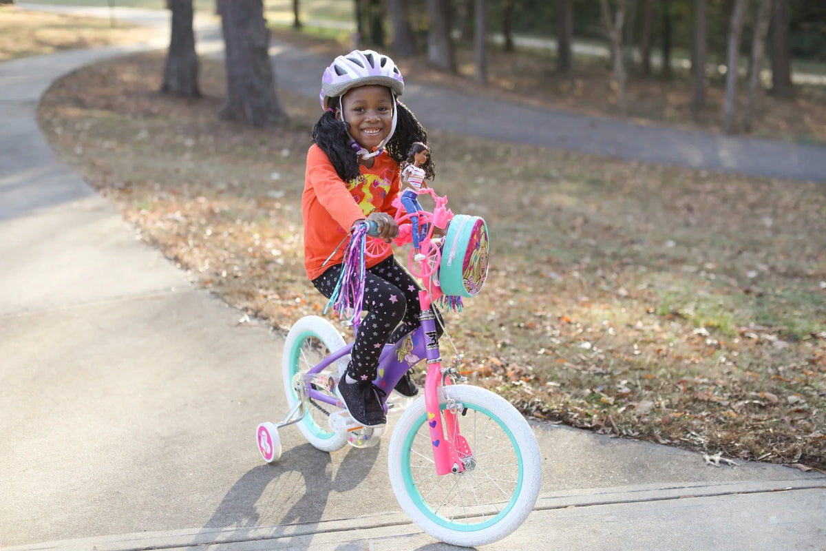 Dynacraft Barbie 18-Inch Girls BMX Bike For Age 6-9 Years