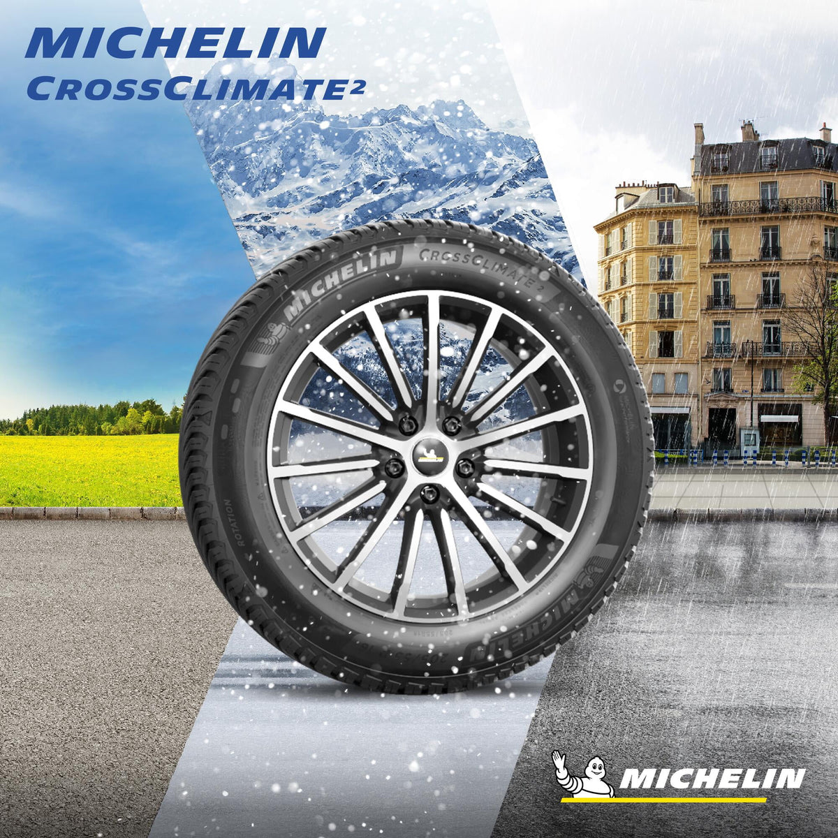 Michelin CrossClimate2 All-Season 225/65R17 102H Tire