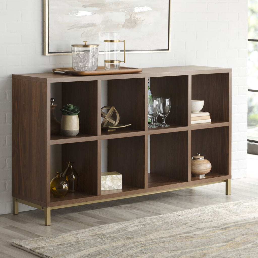 Better Homes & Gardens 8-Cube Organizer with Metal Base, Espresso