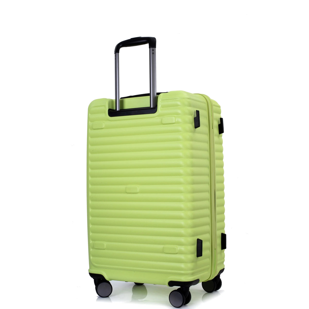 PAPROOS 3-Piece Luggage Set (20''/24''/28''), Hardshell Lightweight Suitcase with USB Port and Side Hooks, Travel Luggage with TSA-Lock, Hardside Rolling Luggage for School, Travel, Pink