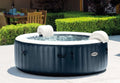 INTEX PureSpa Plus Bubble Inflatable Hot Tub Set - 4 Person Spa with Energy Efficient Spa Cover