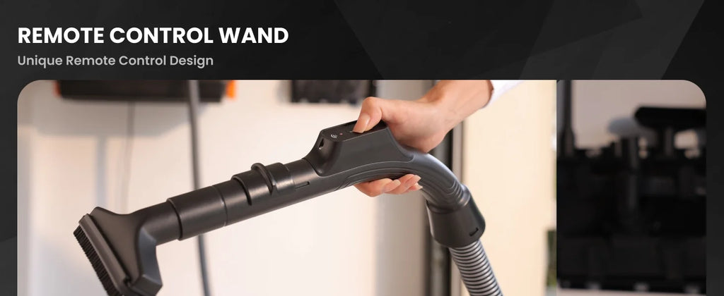 Giraffe Tools Wet Dry Vacuum Cleaner with 30FT Retractable Hose--Remote Control