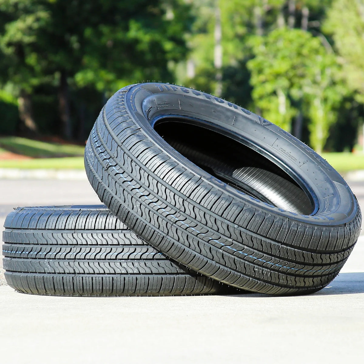 Set of 4 (FOUR) Firestone All Season 235/55R17 99T All Season Tires Fits: 2014-17 Ford Escape SE, 2018-19 Ford Escape SEL