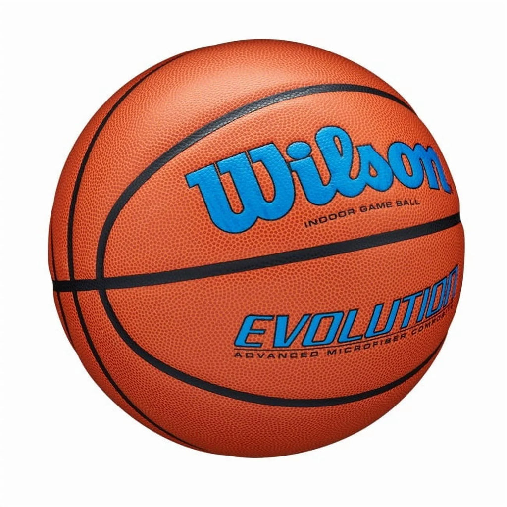 Wilson Evolution Baloncesto de Juego Interior - Negro, Talla 7 - 29,5"