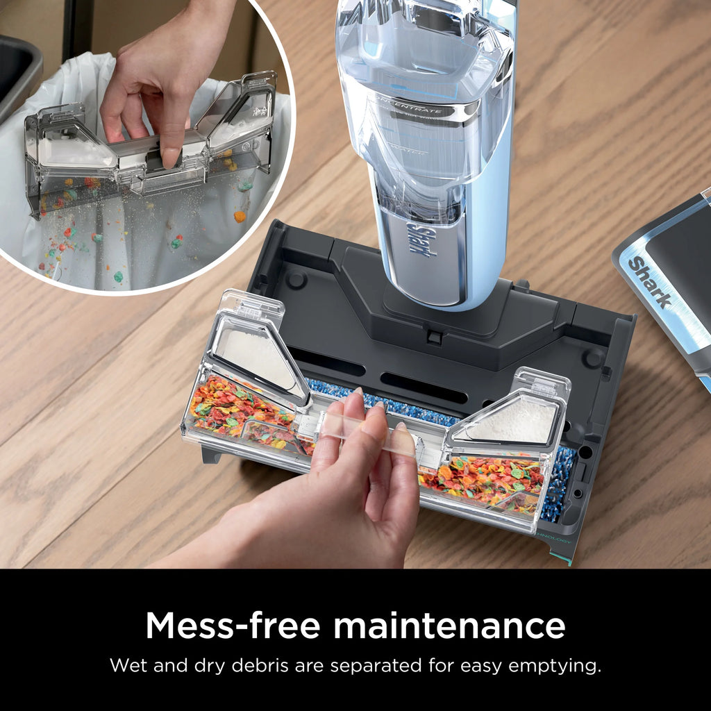Open Box Shark HydroDuo with Dirt-Reveal Technology, Cordless, Hard Floor Cleaning System, Wet & Dry Debris Pickup, Mop & Scrubs All at Once, Hardwood, Tile, Laminate Floors, WW200