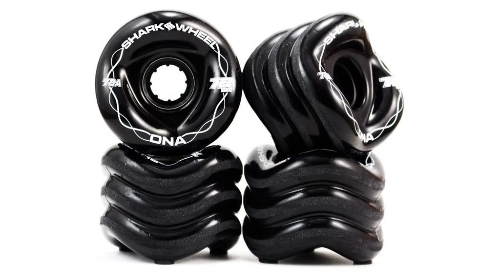 Shark Wheel 72MM DNA Formula- Black Wheels for Longboards