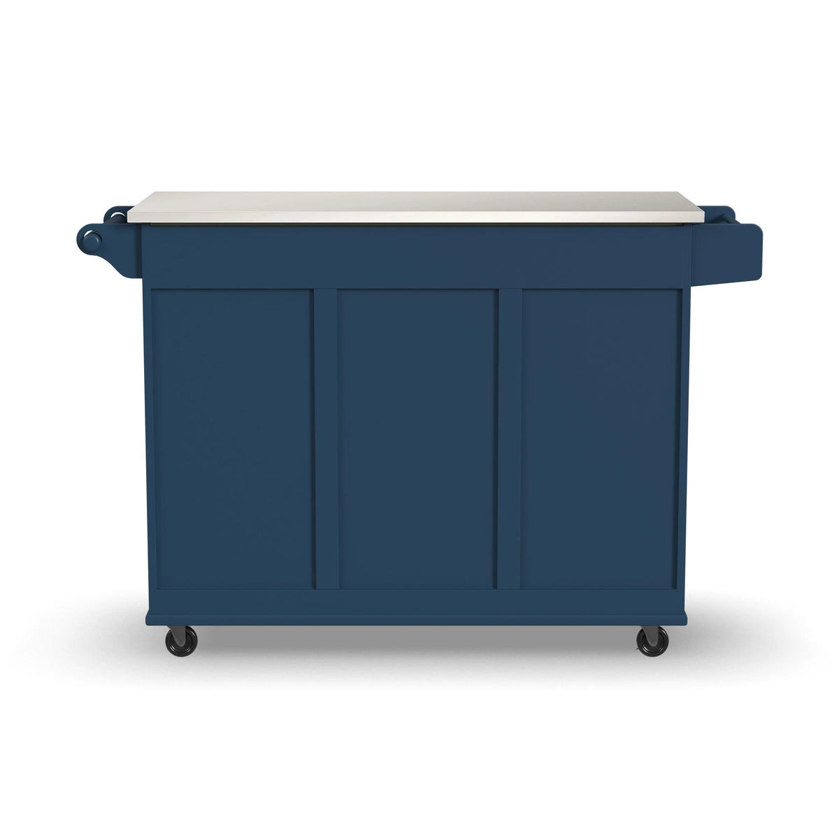 Homestyles Dolly Madison Engineered Wood Kitchen Cart in Sage Green/Nickel