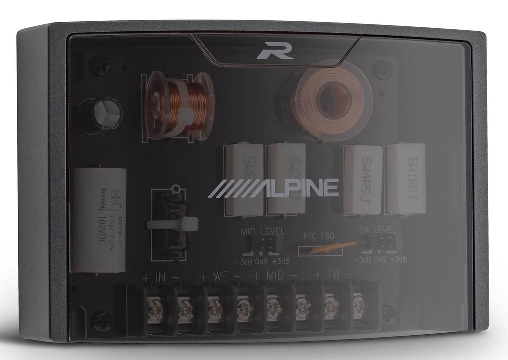 Pair Alpine R2-S653 6.5" 3-Way Component Car Audio Speakers High-Resolution