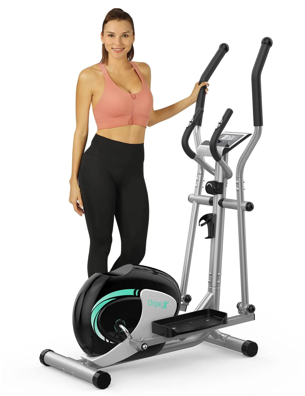 Elliptical Machine, Dprodo Magnetic Elliptical Trainer Fitness Equipment for Home Gym Cardio Workout 265lb