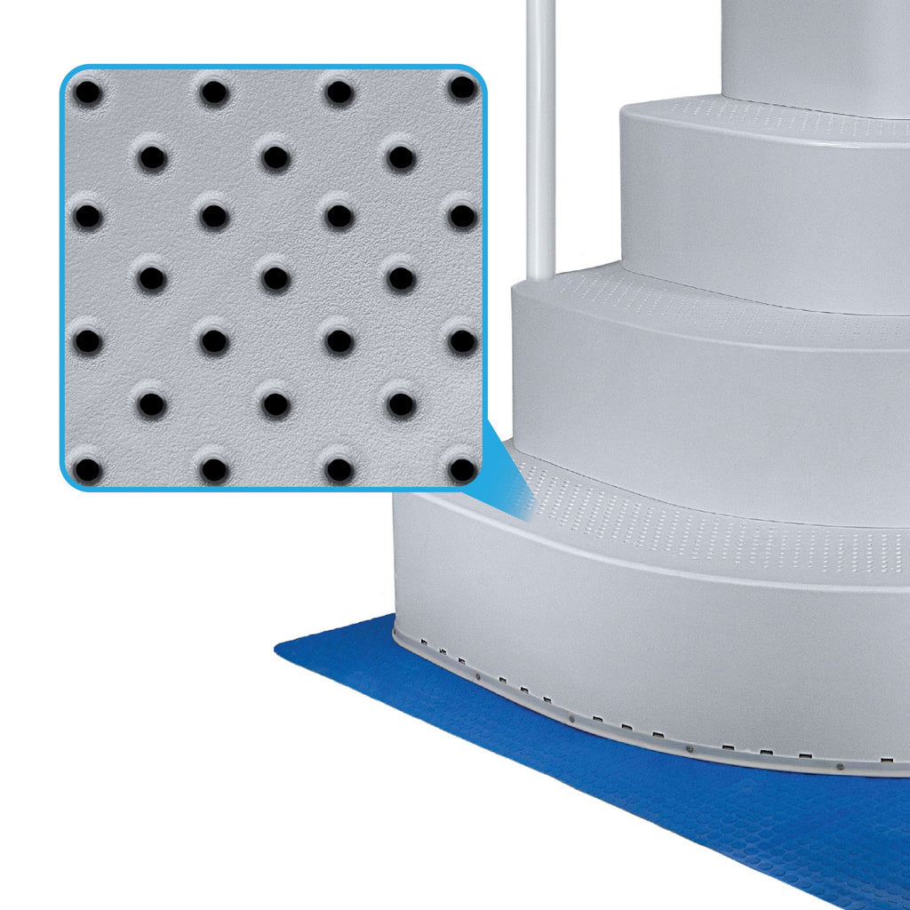 Aqua Select Resin Step in a Box Ultra Sturdy Steps, Oyster Shell White