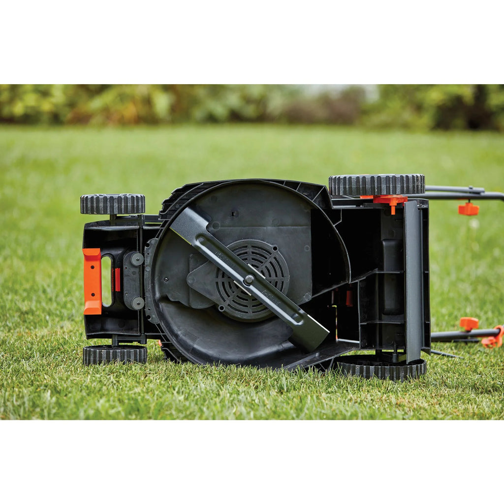 BLACK+DECKER 15 Corded Electric Push Walk-Behind Mower, Comfort Grip Handle