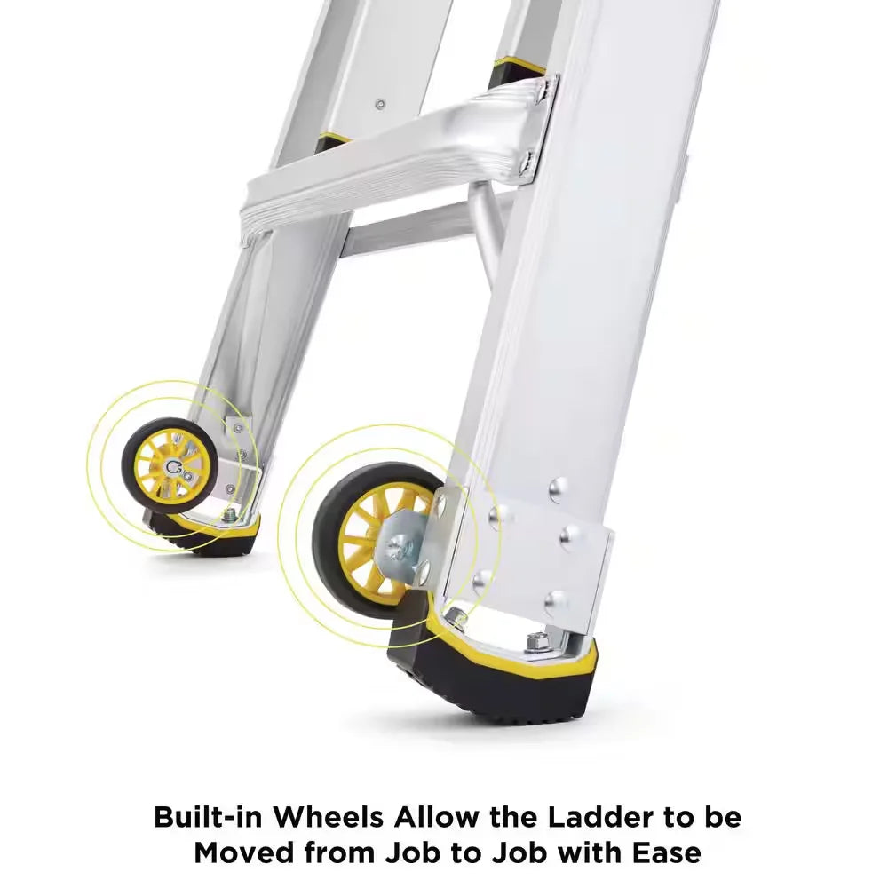 Gorilla Ladders Multi-Position Ladder 14 ft. Reach Height 375 lbs. Load Capacity