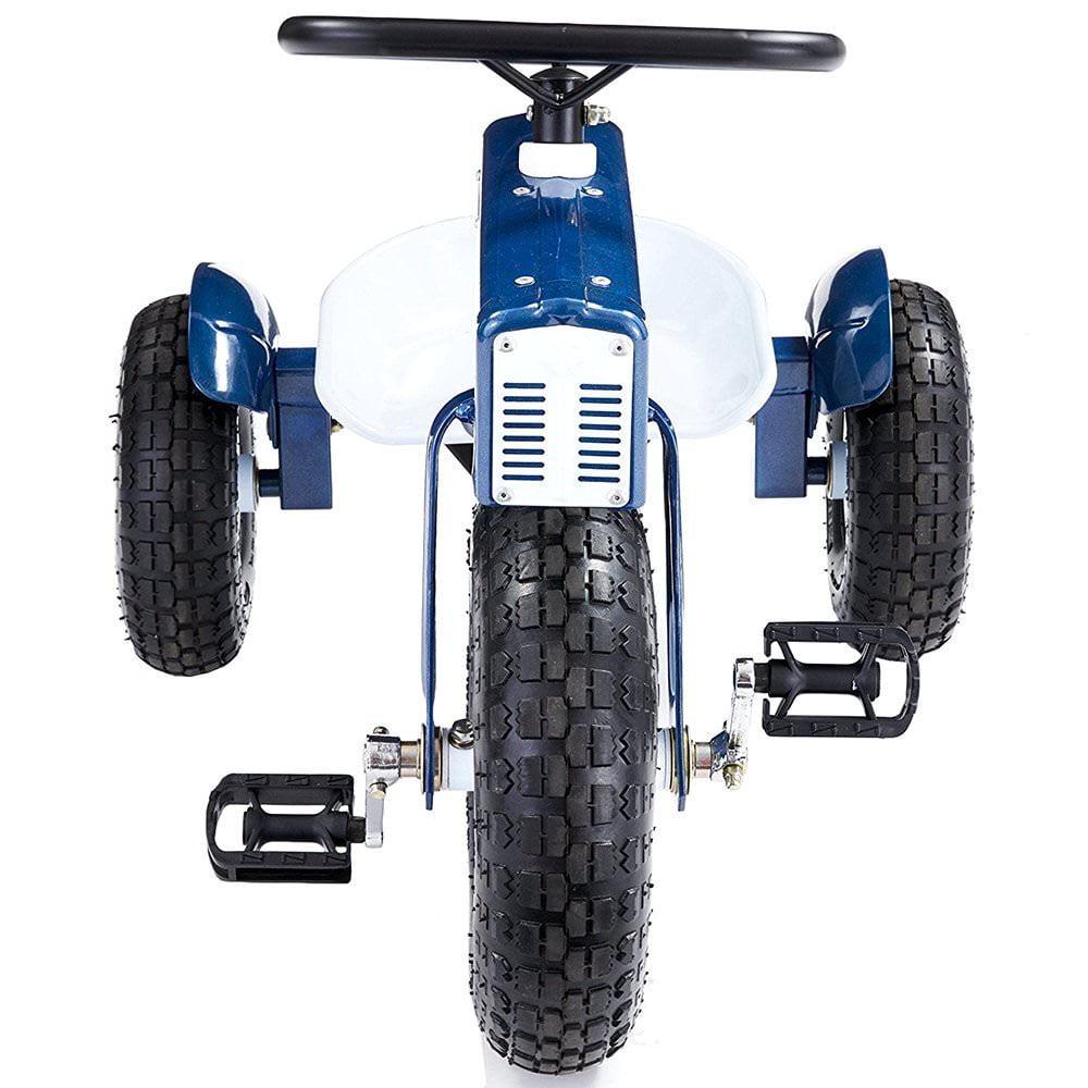 Tricam Ol- Blue Tractor Tricycle. 22″ Steel Toddler Bike Kids Ride On Toy