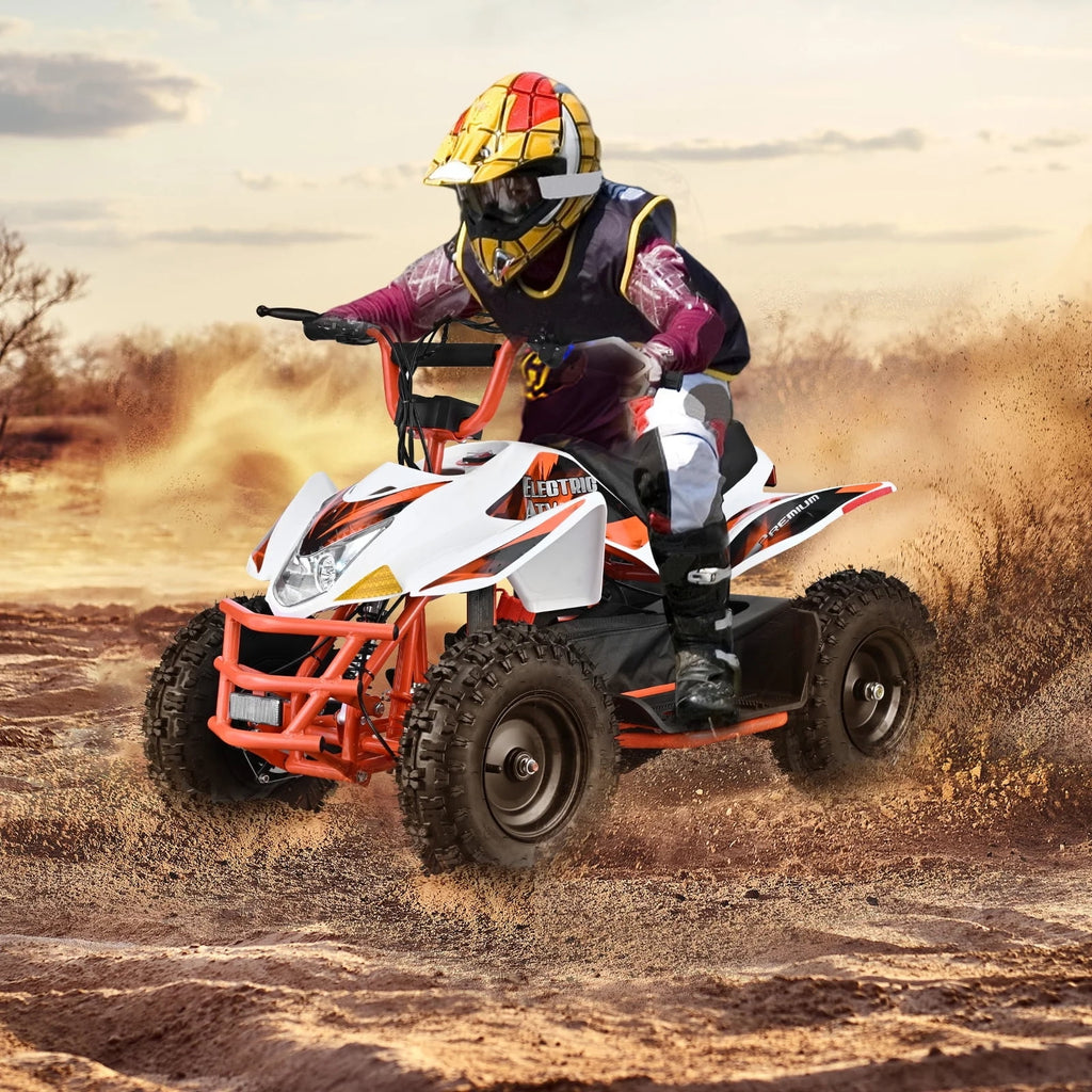 Aoemoe 500W Ride-On Racer 15mph Speed, 36V Battery, 45 60 Min Play, Blue