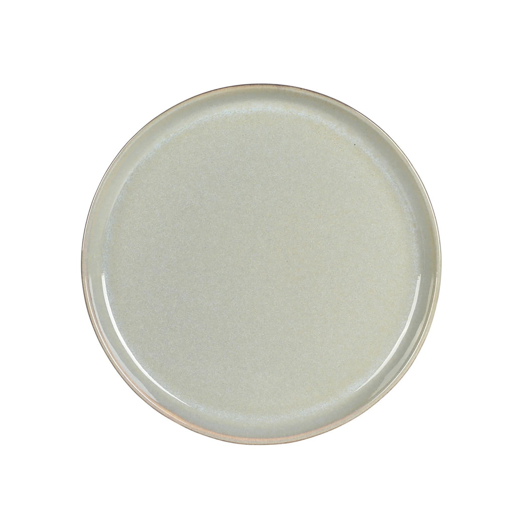 Gibson Elite Berea 16 Piece (Service for 4) Plates and Bowls Stoneware Dinnerware Set -Taupe