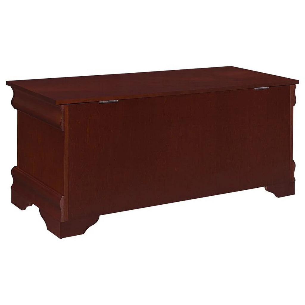 Traditional Style Wooden Cedar Chest, Brown