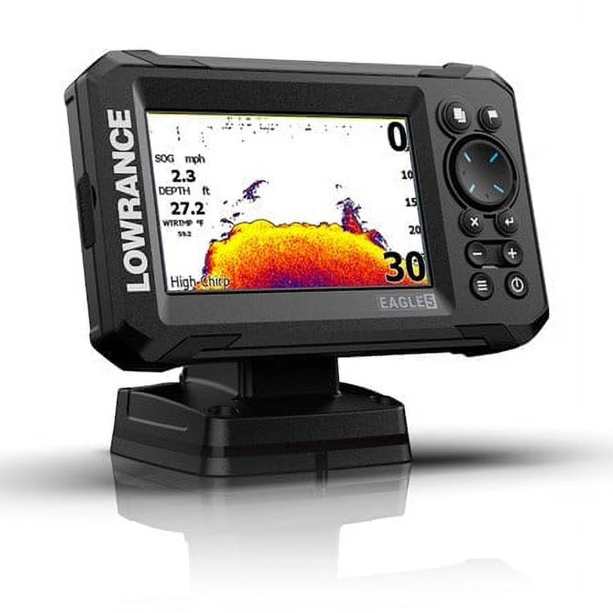 Lowrance Eagle 5 SplitShot? HD 5" Depth Sounder Fishfinder, C-MAP? Inland American Lakes