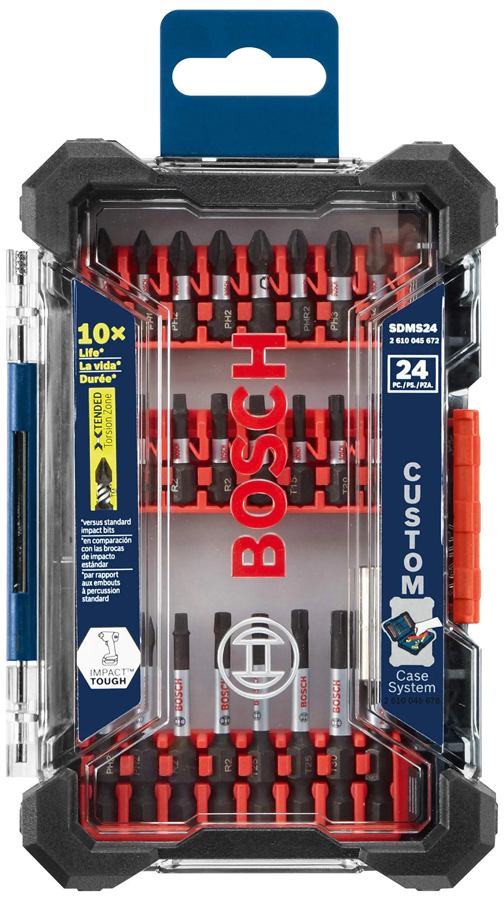 BOSCH CLPK22-120 12V Max Cordless 2-Tool 3/8 in. Drill/Driver and 1/4 in. Impact Driver Combo Kit with 2 Batteries, Charger and Case,Blue