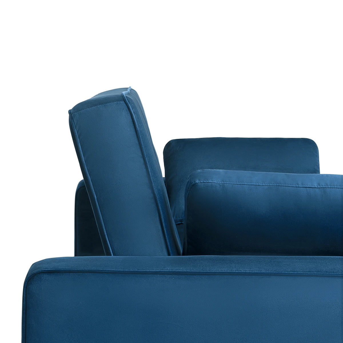 Serta Dream Convertibles Monroe Modern Polyester Convertible Queen Sofa Bed with Pillows Grey