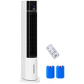 HOMCOM 42" Oscillating Air Cooler for Home with Timer 3-In-1 Evaporative Ice Cooling Tower Fan Humidifier with 3 Modes 3 Speeds LED Display Remote