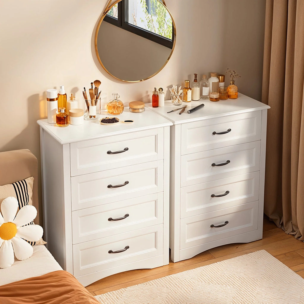 Dresser for Bedroom, Lofka 6-Drawer Wood Dresser with Anti-Tip Safety for Closet| Living Room