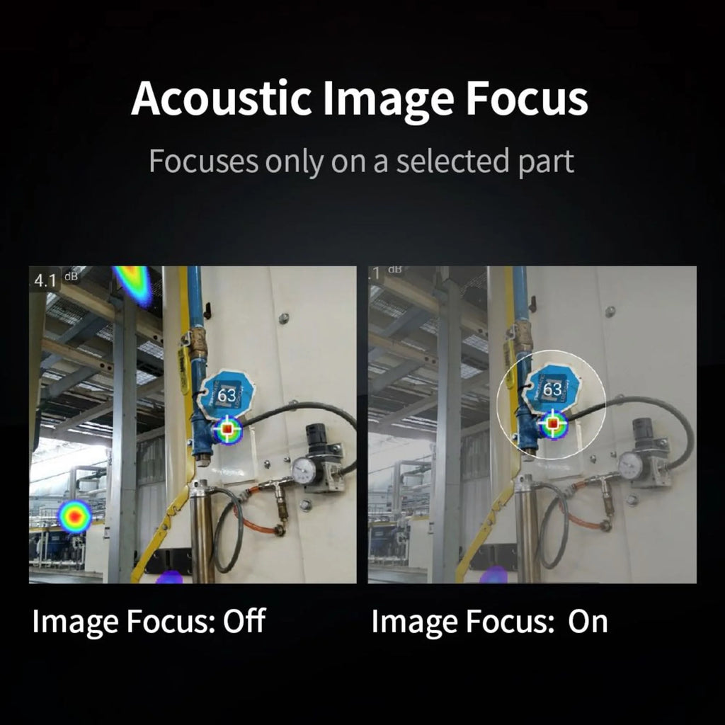 FOTRIC TD2 Acoustic Imager,64 MEMS Digital Microphones,Industrial Acoustic Imaging Camera,Compressed Air Leak Detection,66 52 FOV,13 Megapixel,2~100kHz Frequency Range, 3.5" Touch Screen