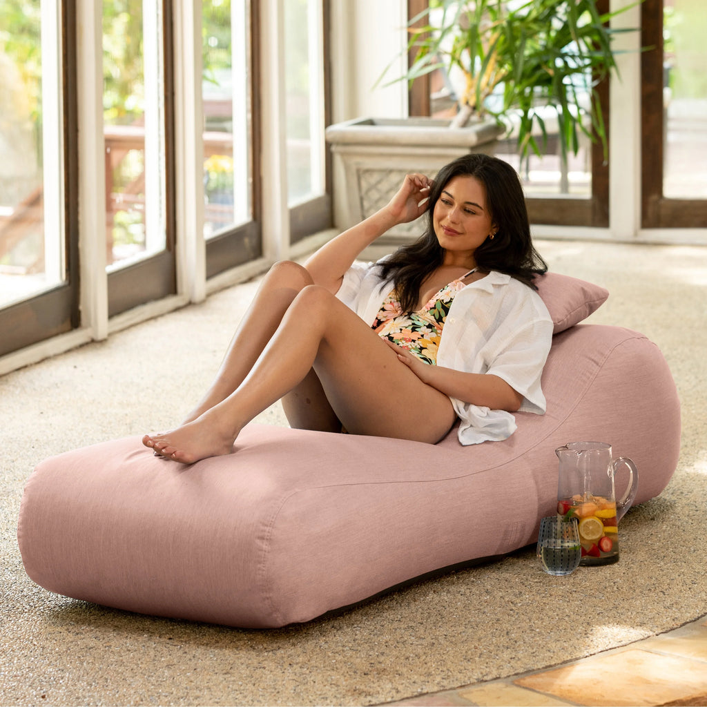 Jaxx Bean Bags Jaxx Arlo Outdoor Bean Bag Lounge with Pillow Granite
