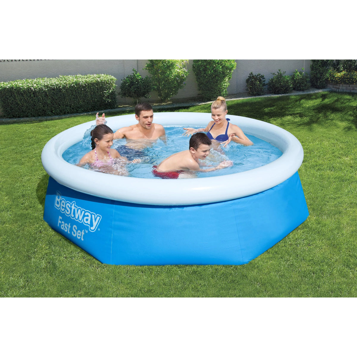 Bestway - Fast Set 8' x 26" Round Inflatable Pool Set