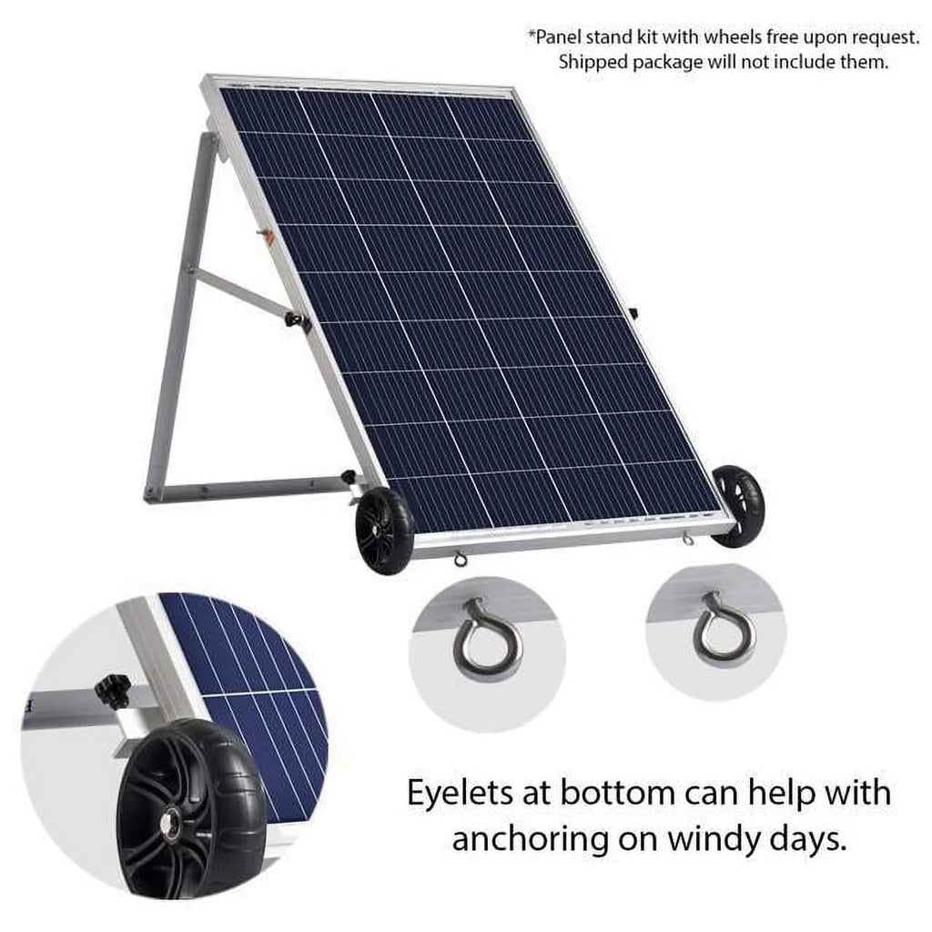Nature's Generator Elite - Gold System:3600W Solar & Wind Powered Pure Sine Wave Off-Grid Nature's Generator Elite+2pcs 100W Solar Panel HKNGAUEL
