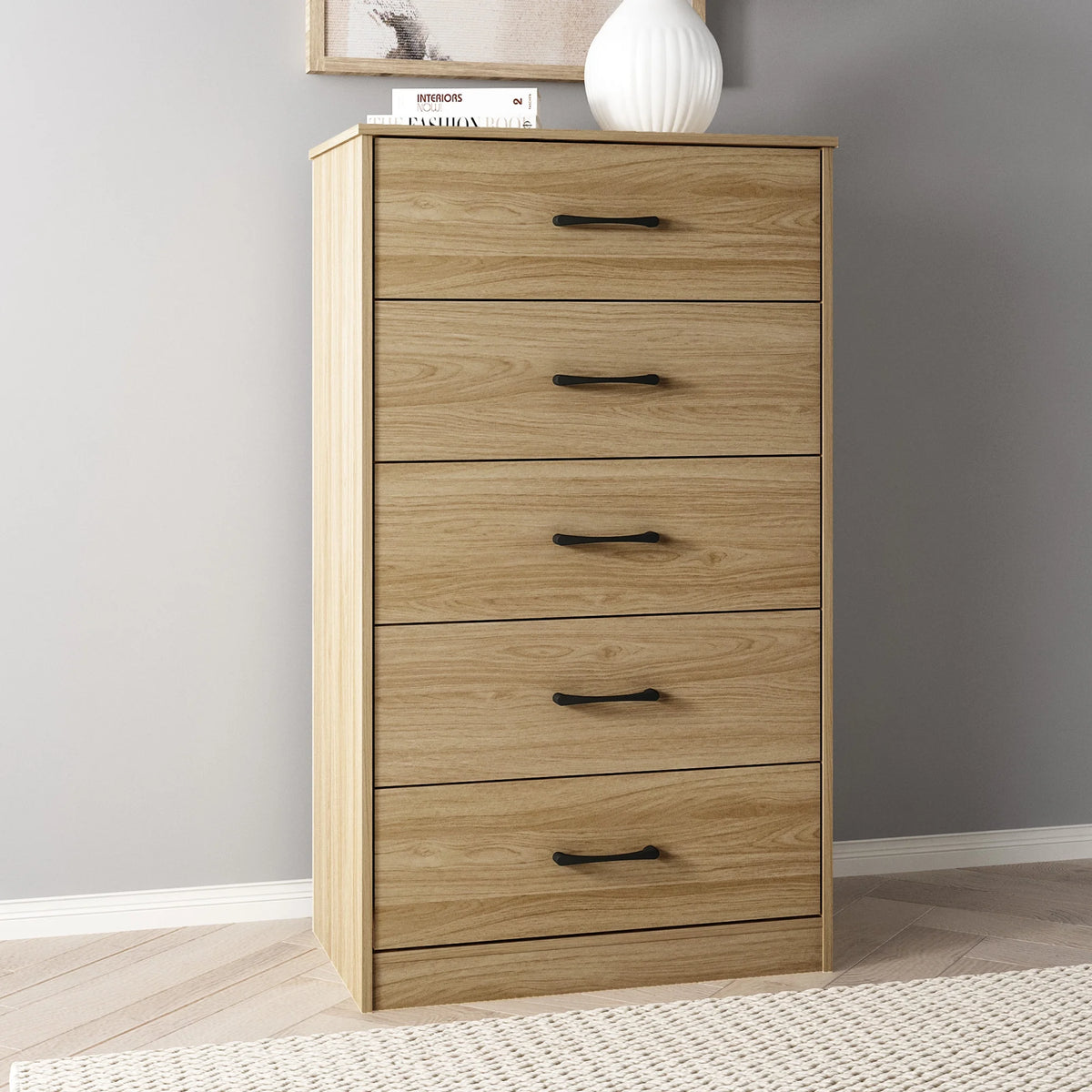 Mainstays Ardent 5 Drawer Dresser, Black
