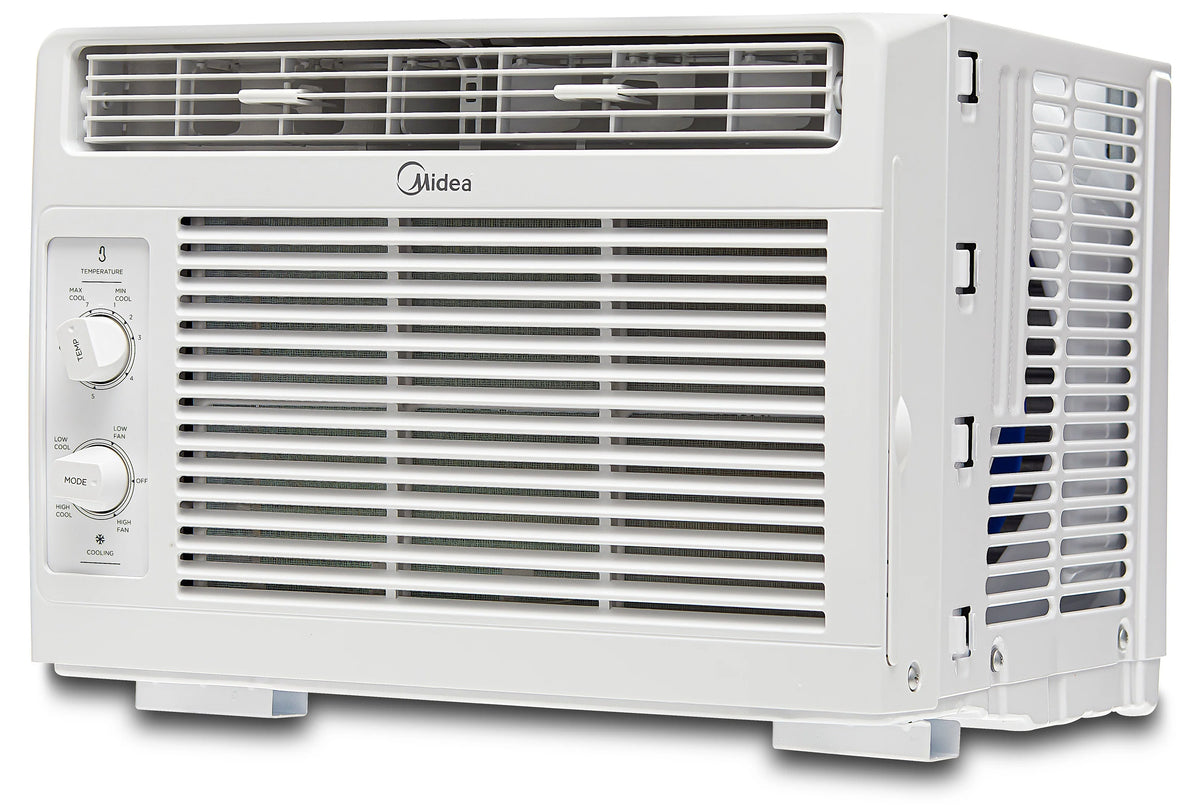 Midea 5,000 BTU 150 Sq ft Mechanical Window Air Conditioner, White, MAW05M1WWT, New