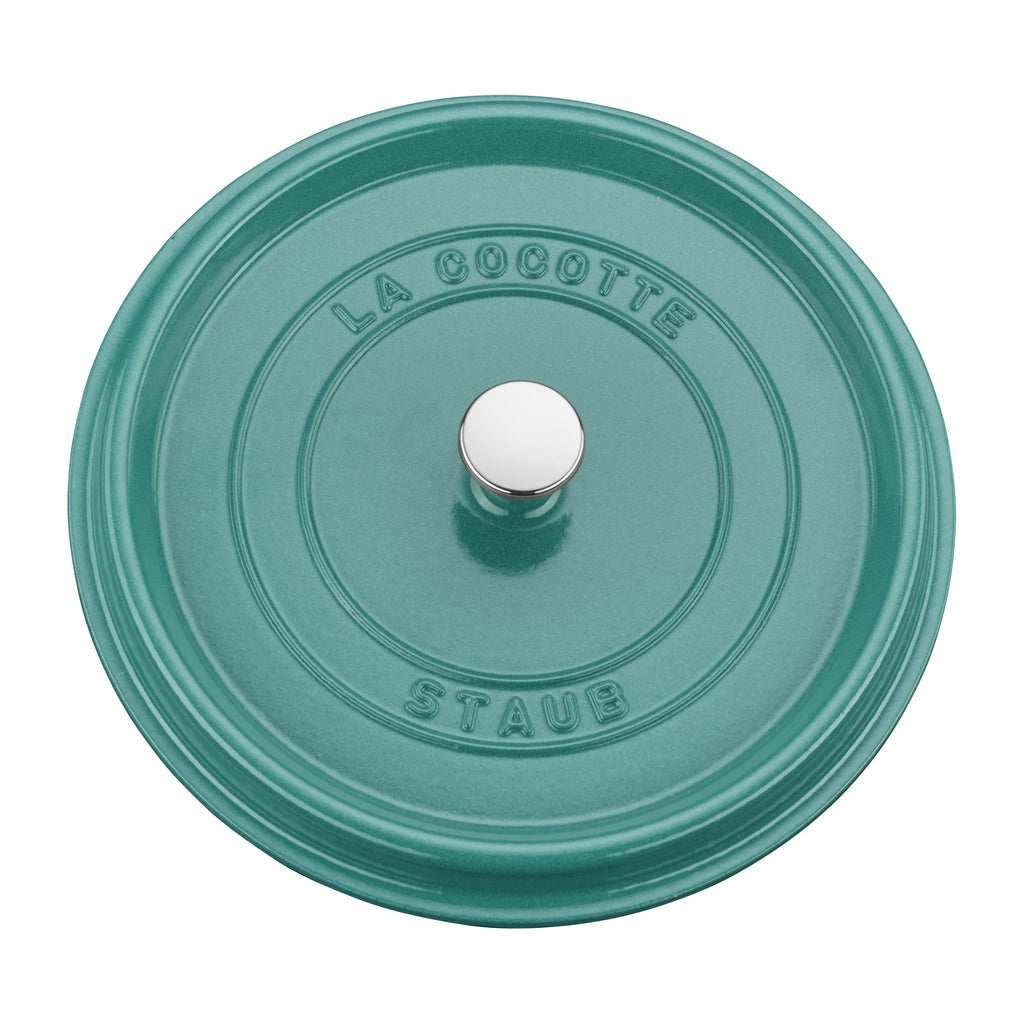 Staub Cast Iron 4-qt Round Cocotte - Matte Black