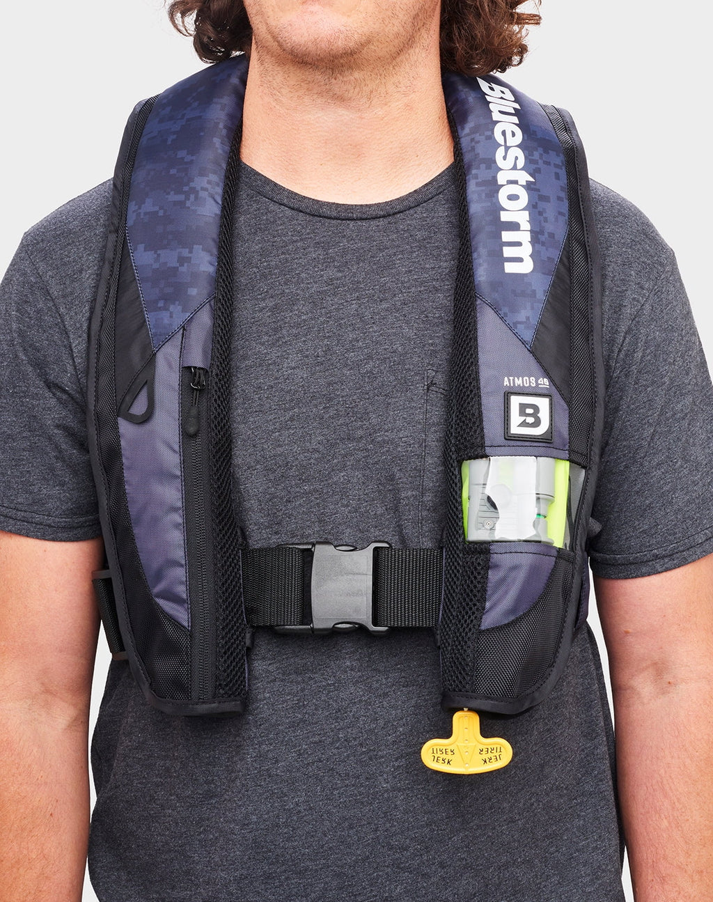 Bluestorm Gear Atmos 40 Automatic/Manual Inflatable PFD Life Jacket for Adults | US Coast Guard Approved (Realtree Max5 Camo)
