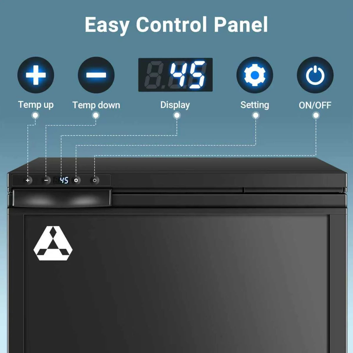BODEGACOOLER 12 Volt Refrigerator, RV Refrigerator APP Control, 65L(2.3cu.ft.) RV Fridge Freezer, Car Refrigerator with Lock, (4-46) Travel Compressor Cooler 12/24V DC for Truck, RV, Camping
