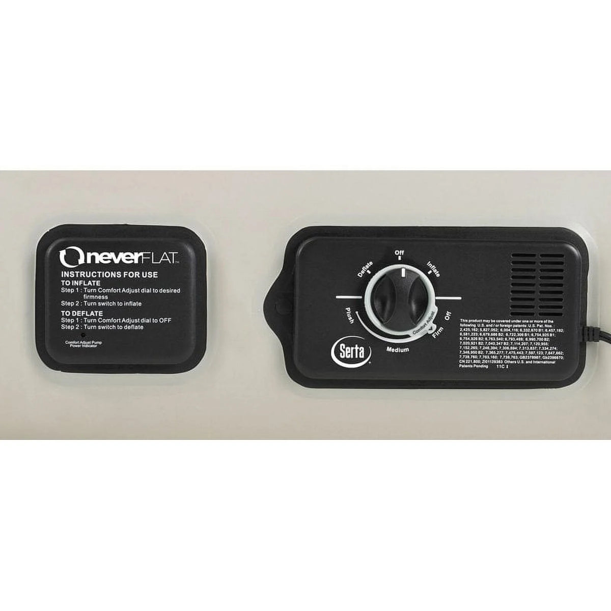 Serta EZ Air Mattress with NeverFlat Ac Pump, Queen
