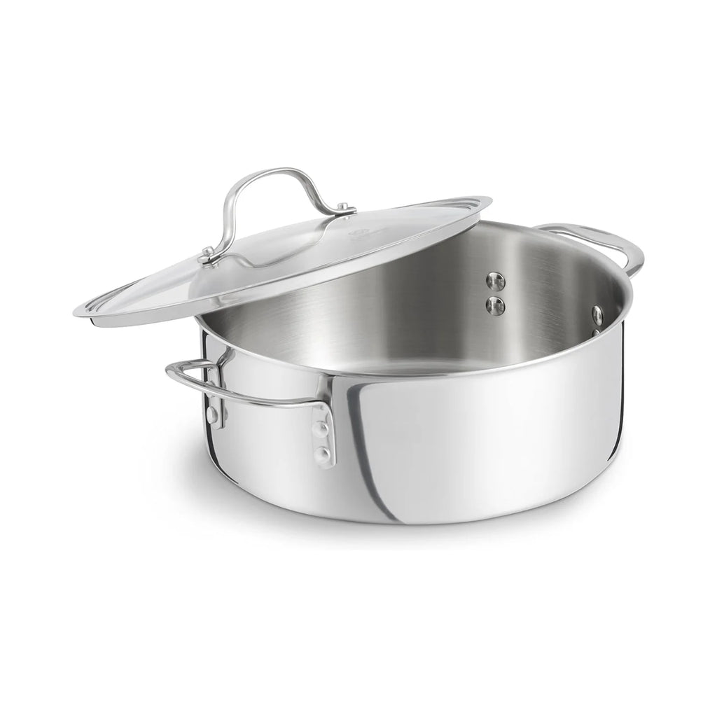 Calphalon Tri-Ply Stainless Steel Dutch Oven with Cover, 5 QT