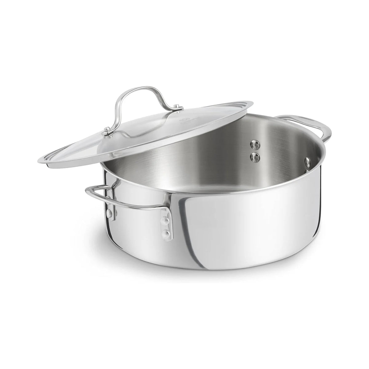 Calphalon Tri-Ply Stainless Steel Dutch Oven with Cover, 5 QT