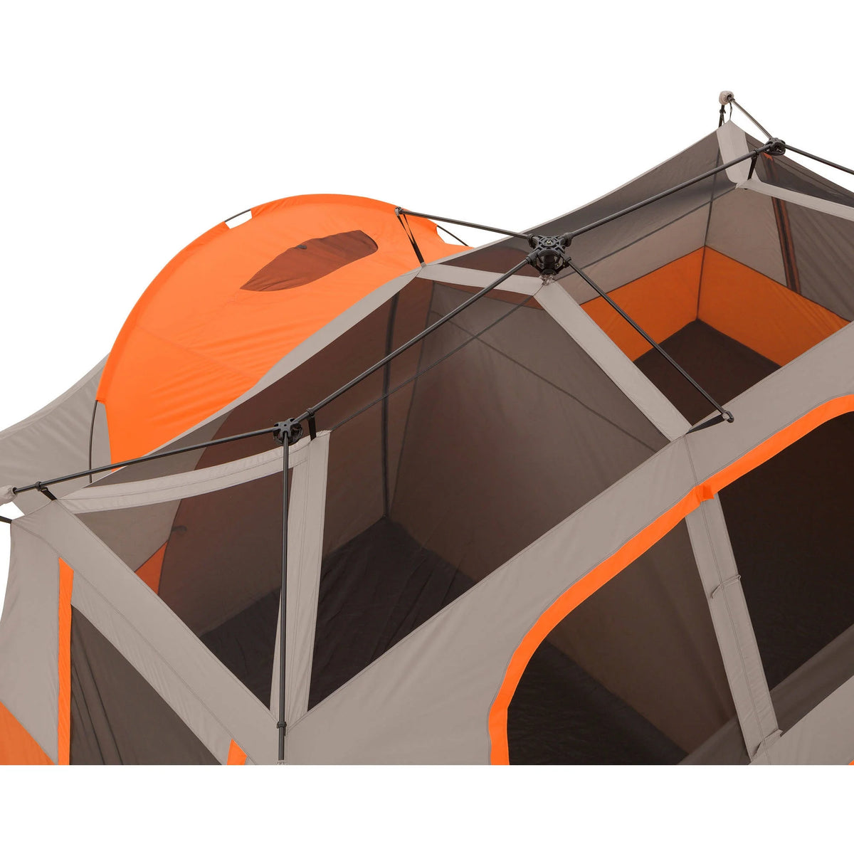 Ozark Trail 11-Person Instant Cabin Tent with Private Room 3-Room Family Camping Tent with Awning
