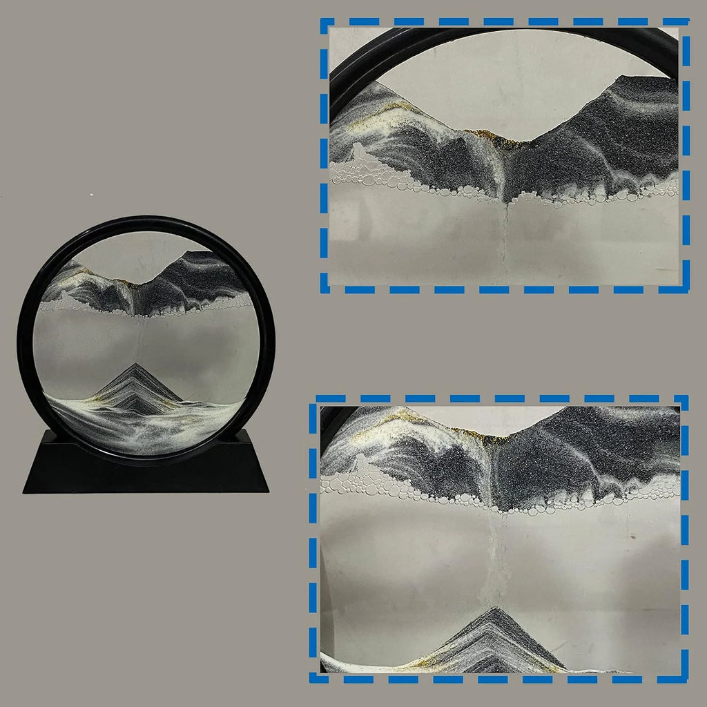 Moving 3D Liquid Motion Sand Art