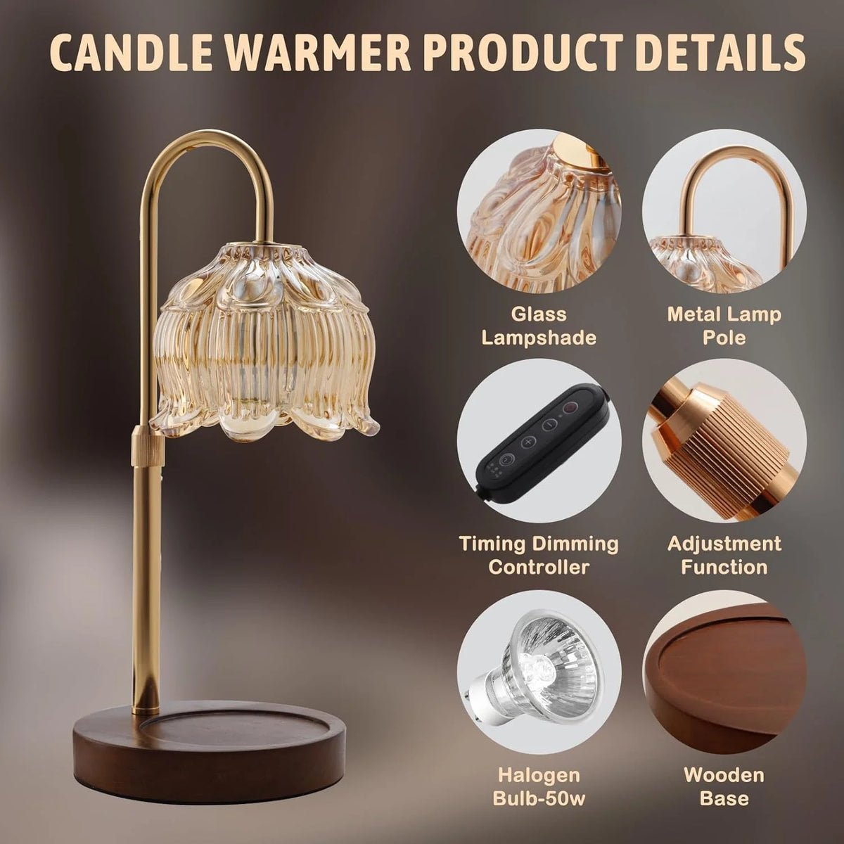Fragrance Candle Warmer Lamp