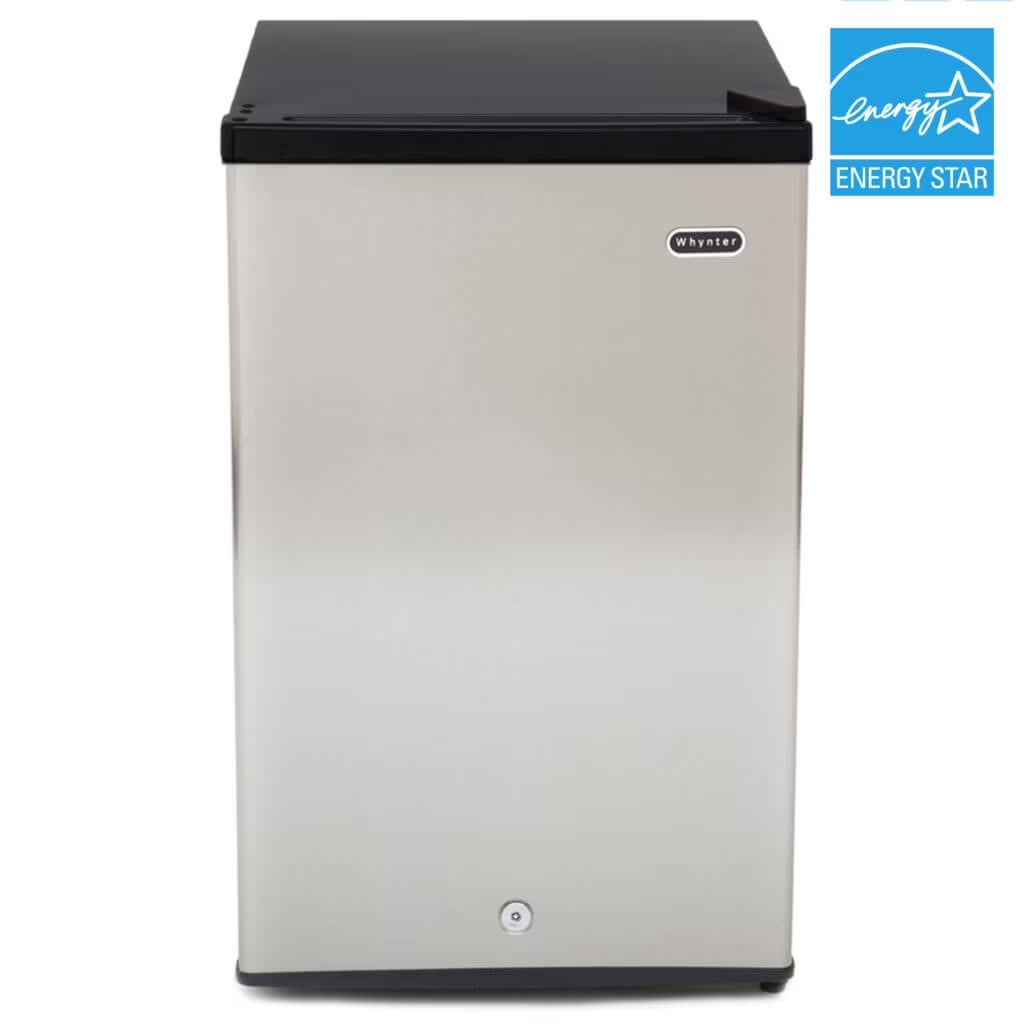 Whynter 3.0 cu. ft. Energy Star Upright Freezer with Lock Stainless Steel (Cuf-301SS)