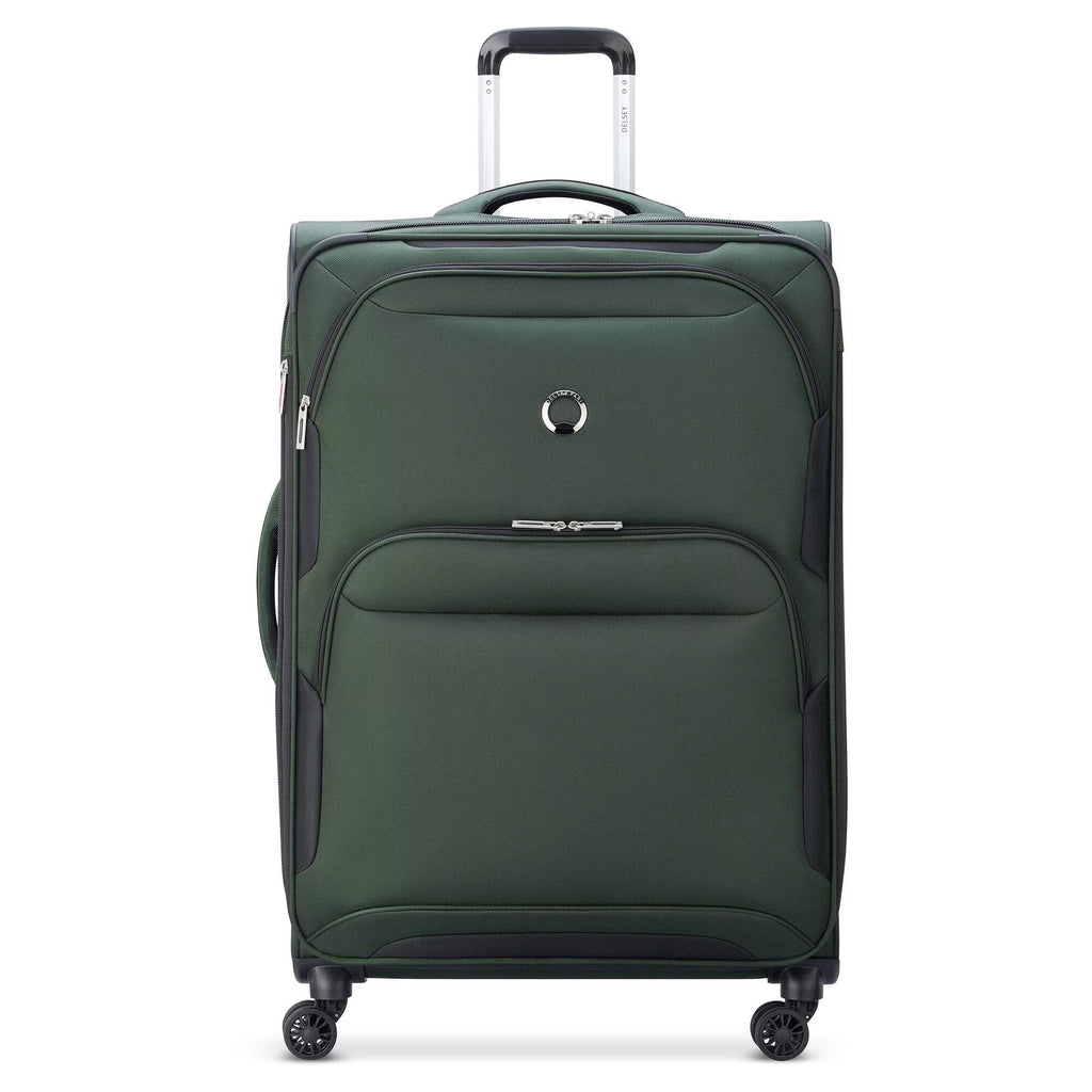 DELSEY PARIS Sky Max 2.0 28" Large Checked Softside Spinner Luggage, Green