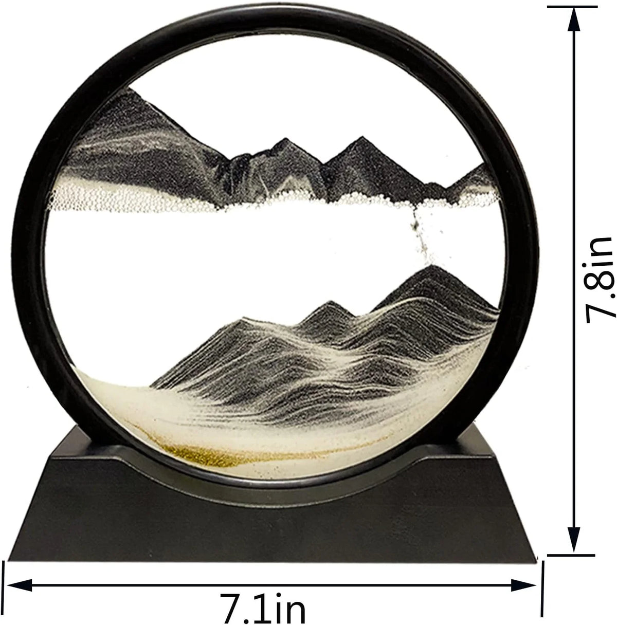 Moving 3D Liquid Motion Sand Art