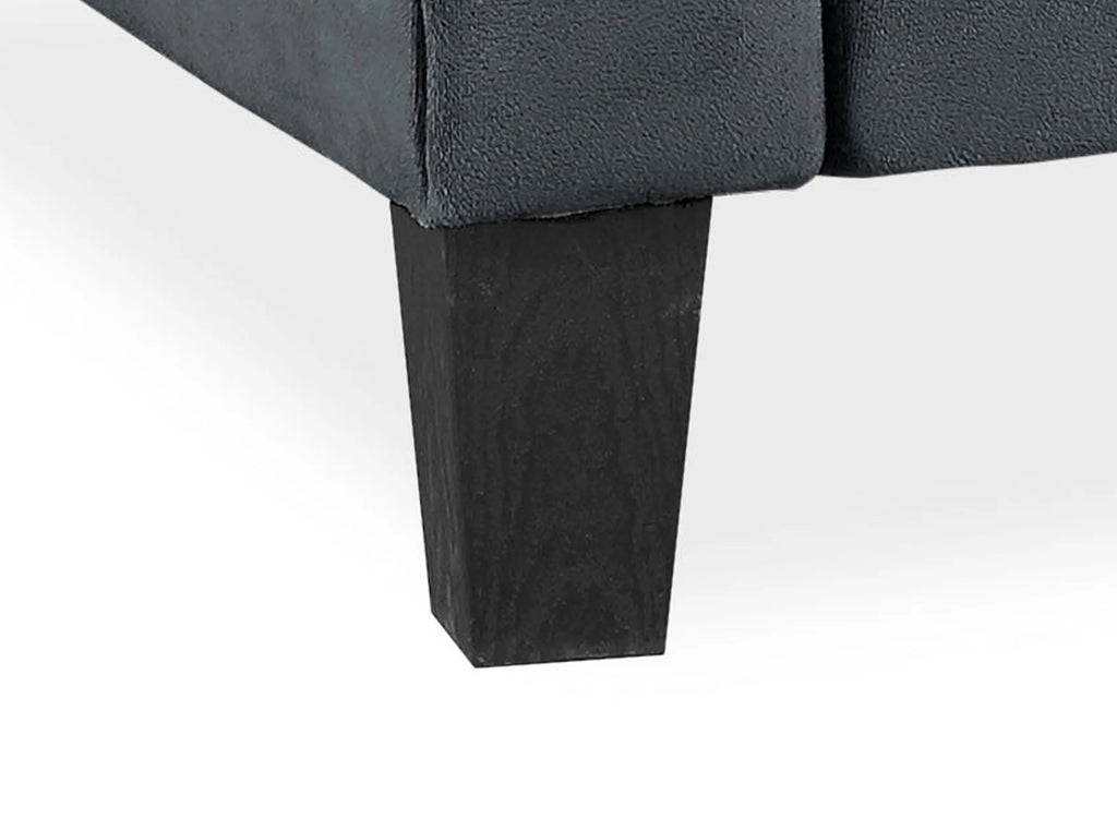 Lifestyle Solutions Alexa Sofa with Rolled Arms, Gray Fabric