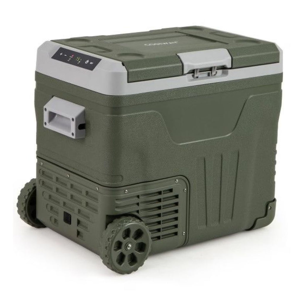 12V Car Refrigerator Portable Fridge - 35L/50L Electric Cooler, Adjustable Temp -4 ~68, DC 12/24V & AC 100-240V, for Road Trips, Camping, Food Preservation