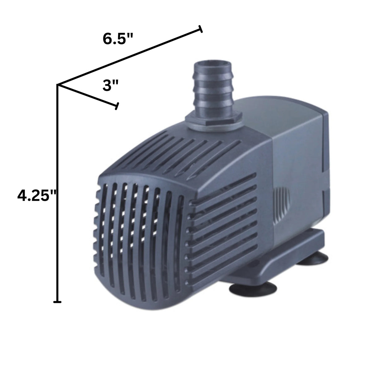 Half Off Ponds 10 in Waterfall Spillway Kit with 500 GPH Pump, Waterfall Box, Filter Media, and Tubing for Ponds up to 1,000 Gallons