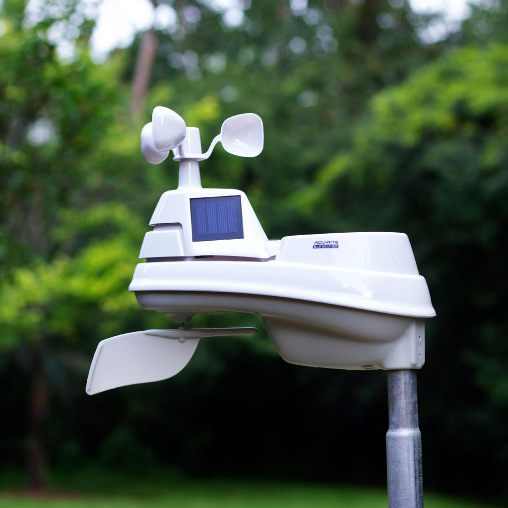 AcuRite Iris? (5-in-1) Wireless Home Weather Station, Indoor/Outdoor Temperature, Humidity, Wind, and Rain (01529M)