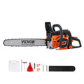 VEVOR Gas Chainsaw, 52CC 18" 2.55HP, Gasoline Powered Chain Saw, Handheld Cordless Petrol Chainsaws for Tree Wood Branch Cutting, Tree Trimming, Land Clearing, Farm Garden Ranch Forest Cutting Use