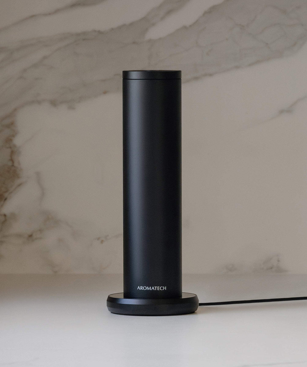 AromaTech New AroMini BT Plus Scent Diffuser w/Bluetooth Cold-Air Diffusion Scent Machine for Home, Office, Hotel, Spa Nebulizing Diffusion System for Essential Oil Blends (Black)