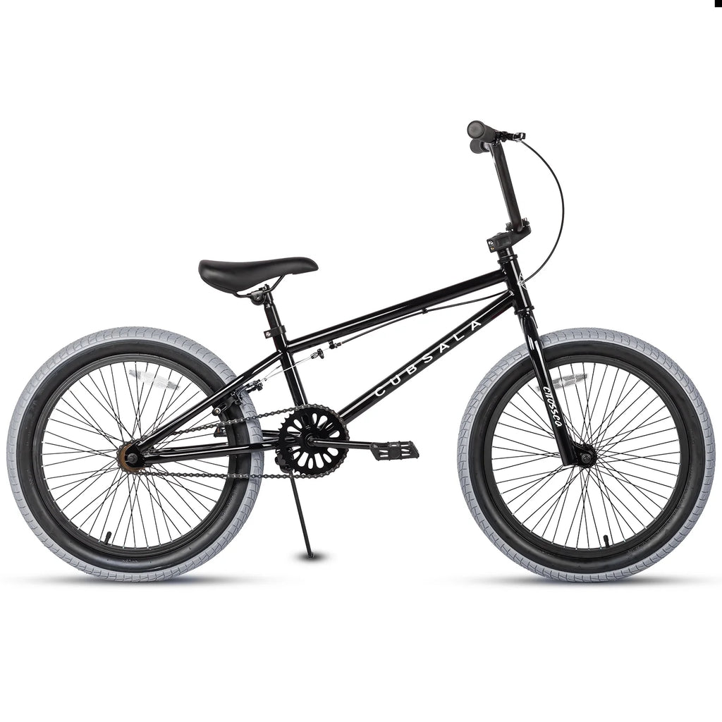 cubsala 20 in Freestyle BMX Kids Bike for Age 6-14 Years Old Boys Girls , Black & Green